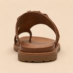 Slide Sandals Women's Vegan Leather Cushioned Footbed Slip-On Open Toe Flat Summer Casual